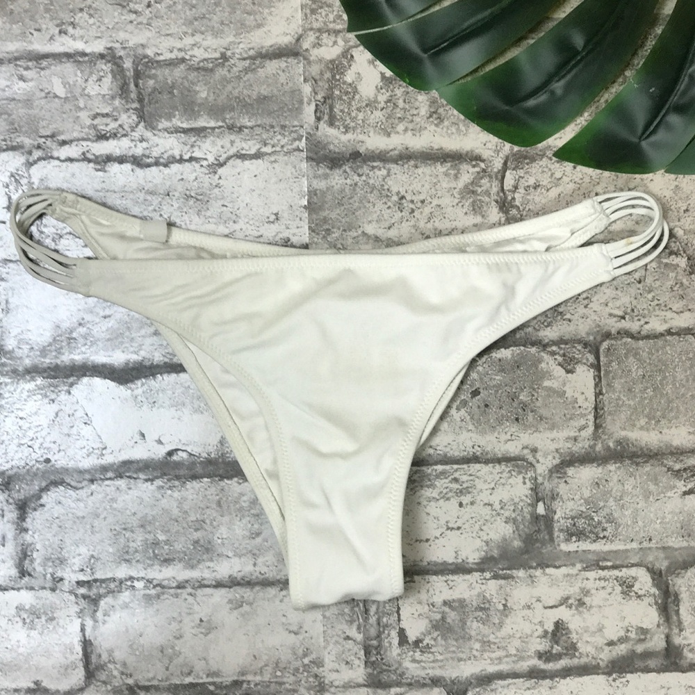 Victoria's Secret White Bathing Suit Bottom
